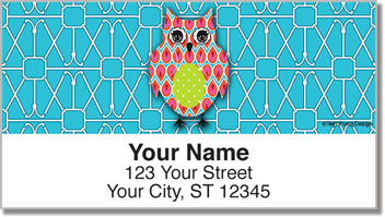 Puma Colorful Owls Address Labels