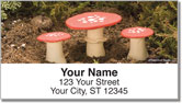 Enchanted Mushroom Address Labels