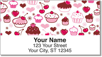 Cupcake Shoppe Address Labels