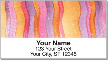 Painted Pattern Address Labels