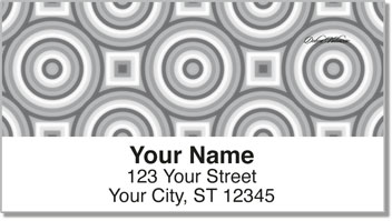 Concentric Circle Address Labels