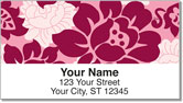 Rose Noir Address Labels