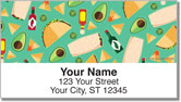 Fiesta Food Address Labels