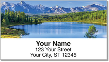Mountain Water Address Labels