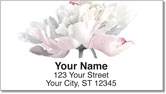 White Flower Address Labels