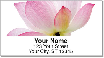 Flower Petal Address Labels