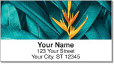Tropical Plant Address Labels