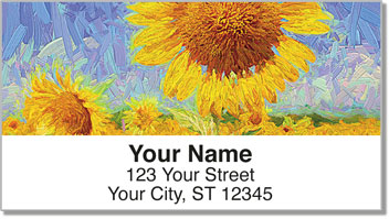 Sunflower Bloom Address Labels