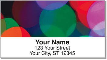 Colorful Light Address Labels