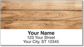 Wood Grain Address Labels