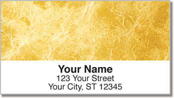 Gold Marble Address Labels