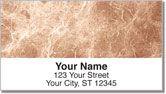 Tan Marble Address Labels
