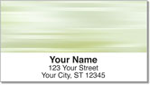 Green Swish Address Labels