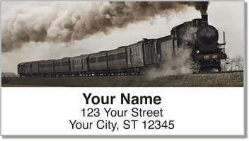 Classic Train Address Labels