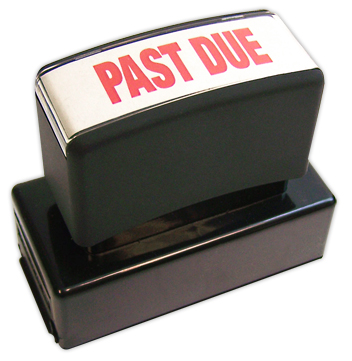 Past Due Stamp