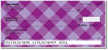 Purple Plaid Checks