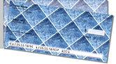 Blue Marble Tile Side Tear Checks