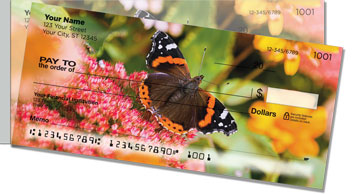 Red Admiral Butterfly Side Tear Checks