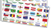 Flags of the World Side Tear Checks