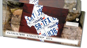 Texas License Plate Side Tear Checks